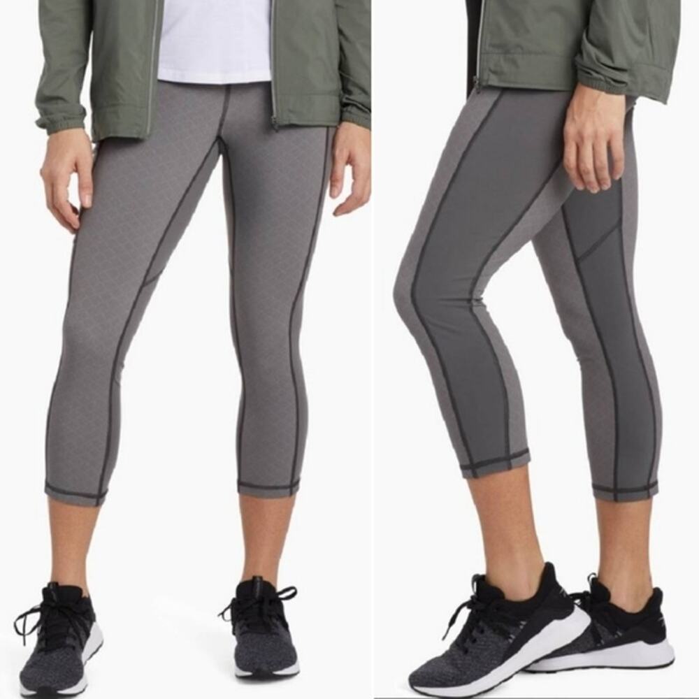 Kuhl Womens Travrse Kapri Traverse Gray Capri Small Yoga Hiking Outdoors Running